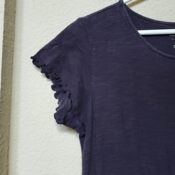 NATURAL LIFE Dark Gray Mid Gathered Dress. Size Medium - Picture 2 of 6